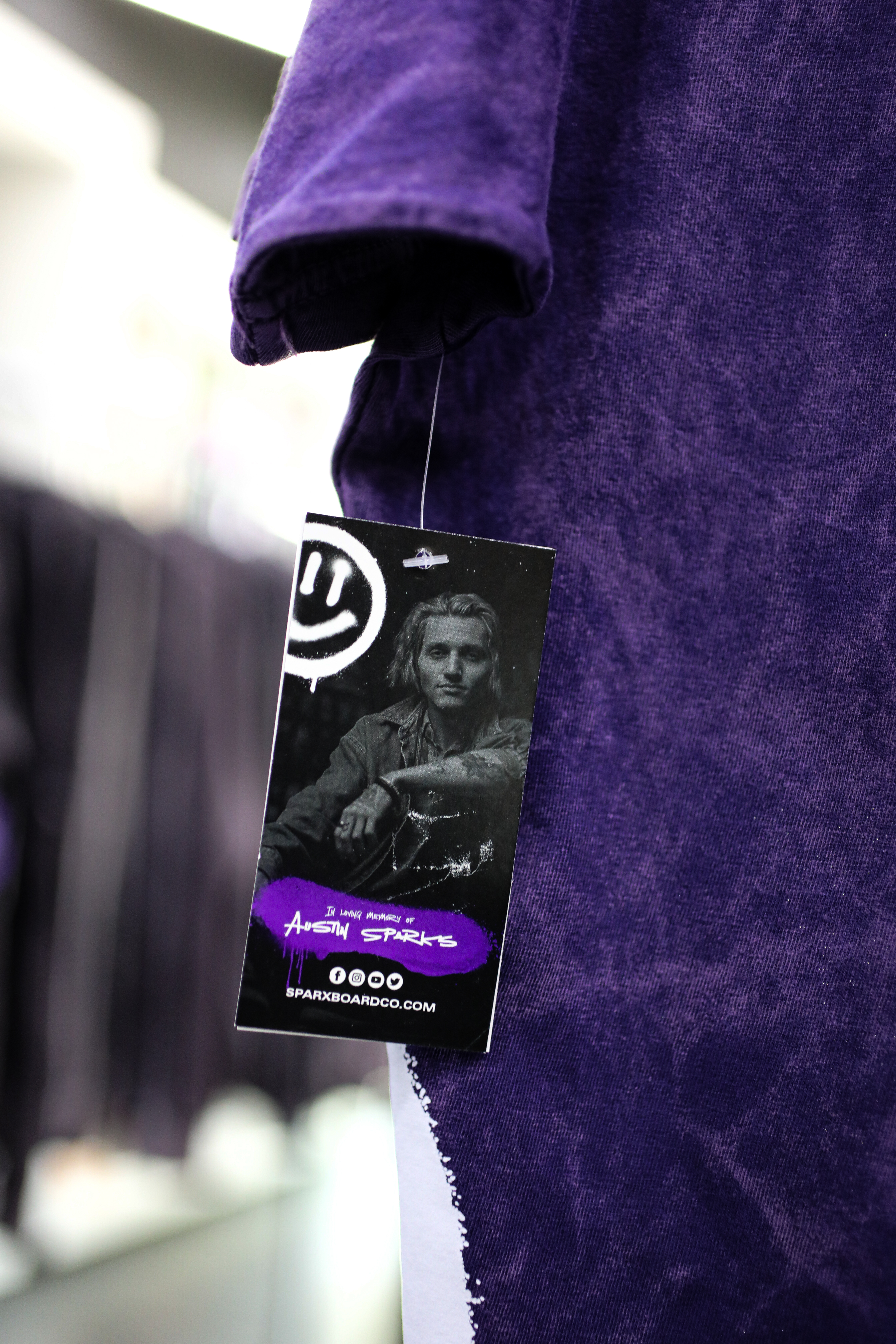 SPARX Board Co. hoodie and apparel display